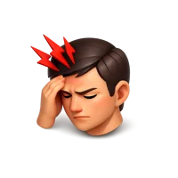 Headache 3D icon