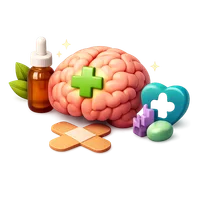 Healing Brain 3D icon