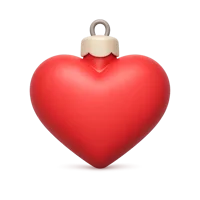Heart Ornament 3D icon