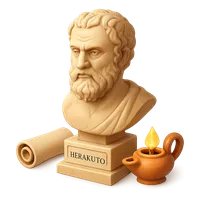 Heraklit Bust 3D icon
