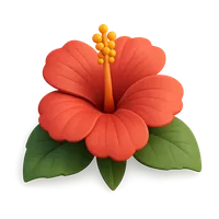 Hibiscus Flower 3D icon