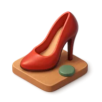 High Heel Stiletto 3D icon