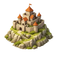 Hilltop Fortress 3D icon