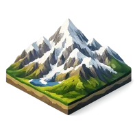 Himalayan Mountains 3D icon
