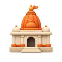 Hindu Temple 3D icon