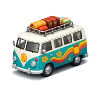 Hippie Van 3D icon