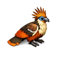Hoatzin 3D icon