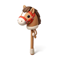 Brown Hobby Horse 3D icon