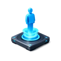 Hologram 3D icon