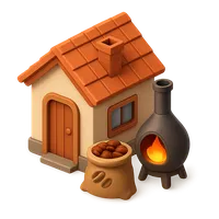 Home roasting 3D icon