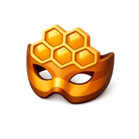 Honeycomb Mask 3D icon