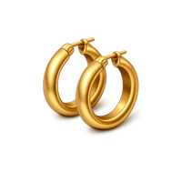 Hoop Earrings 3D icon