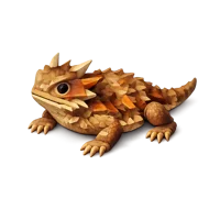 Horned Lizard 3D icon