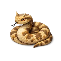 Horned Viper 3D icon