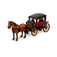 Horse Carriage 3D icon
