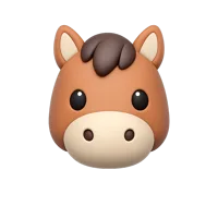 Horse Head 3D icon
