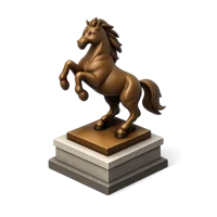 Horse Statue 3D icon