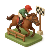 Horserace 3D icon