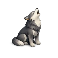 Howling Wolf 3D icon