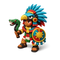 Huitzilopochtli 3D icon