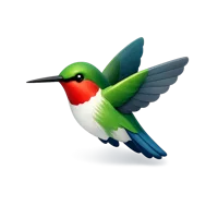 Hummingbird 3D icon