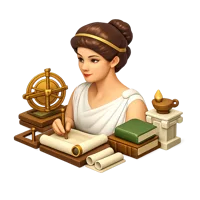 Hypatia 3D icon