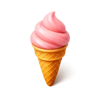 Ice Cream Cone 3D icon