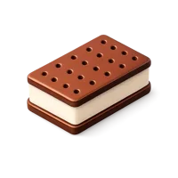 Ice Cream Sandwich 3D icon