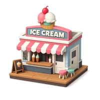 Ice Cream Shop 3D icon