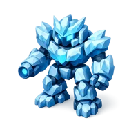 Ice Robot 3D icon