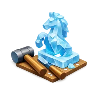 Ice Sculpting 3D icon