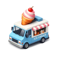 Ice Truck 3D icon