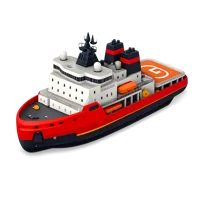 Icebreaker Ship 3D icon