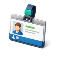 ID Badge 3D icon