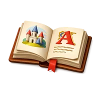 Illustrated Manuscript 3D icon