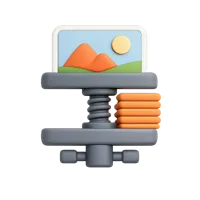 Image Compression 3D icon