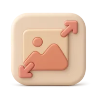 Image Resizer 3D icon