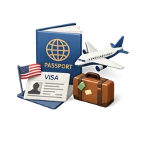 Immigration 3D icon