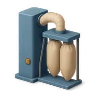 Industrial Dust Collector 3D icon