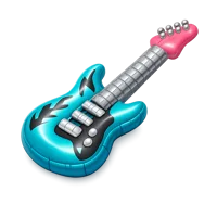 Inflatable Guitar 3D icon