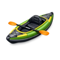 Inflatable Kayak 3D icon