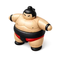 Inflatable Sumo Suit 3D icon