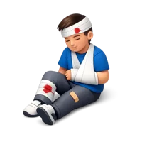 Injured Person 3D icon