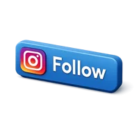 Instagram Follow Button 3D icon
