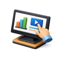 Interactive Display 3D icon