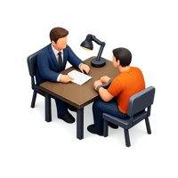 Interrogation 3D icon