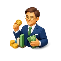 Investor 3D icon