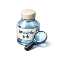 Invisible Ink 3D icon