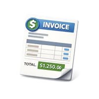Invoice 3D icon