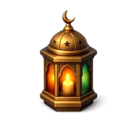 Islamic Lantern 3D icon